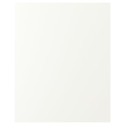 VALLSTENA white kitchen cabinets. Simple and sleek with smooth, stain-resistant surfaces. Mountable on either side.