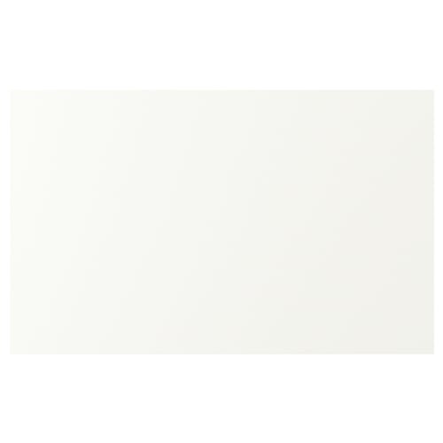 VALLSTENA white kitchen cabinet door, simple design, plastic foil surface.