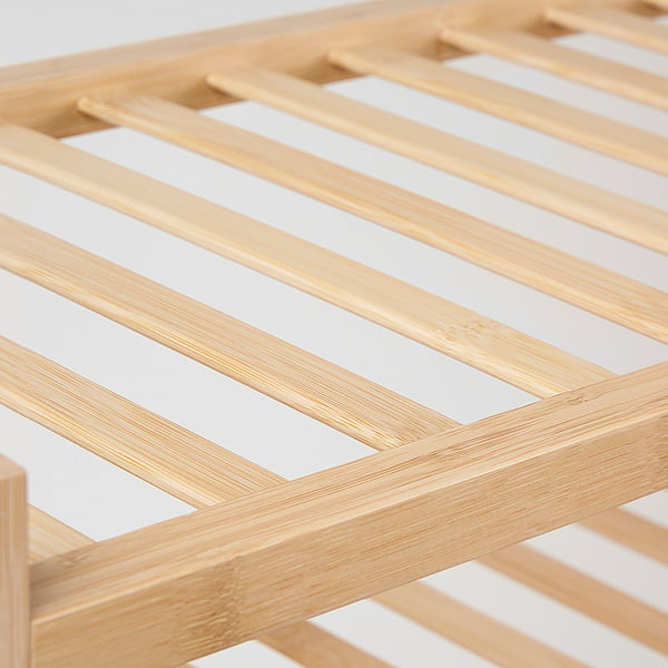 VASSKÄR Shoe rack, bamboo, 23 5/8 "