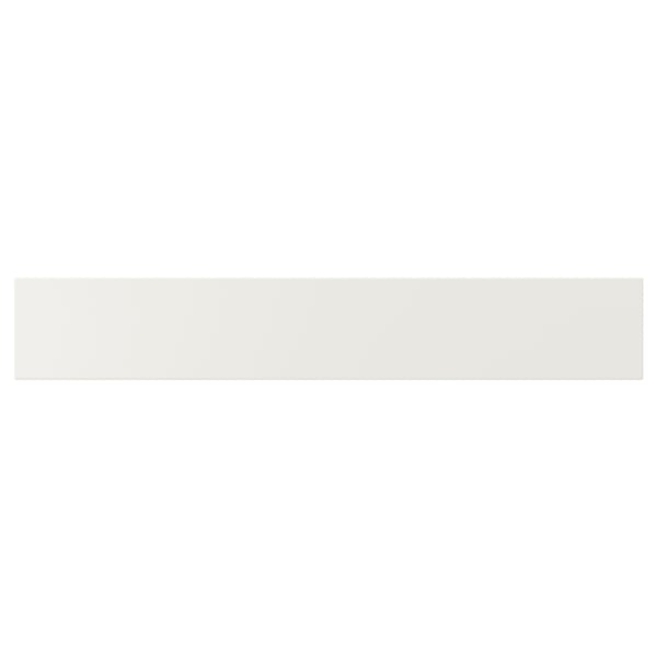 VEDDINGE white kitchen cabinet; sleek, modern, lacquered fiberboard.