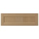 VEDHAMN natural oak kitchen drawer front with grooved design.