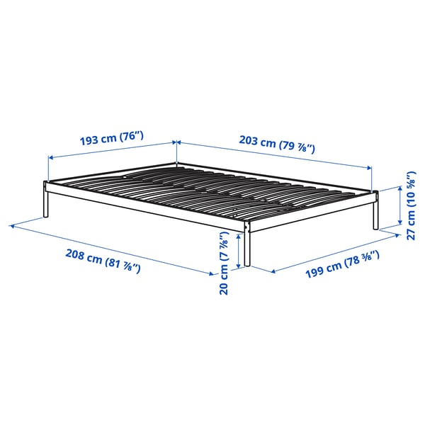 Illustration with measurements for the product: VEVELSTAD.