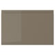 VOXTORP drawer, dark grey-brown, glossy, rectangular with rounded edges, sleek minimalist design.