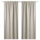 Room darkening curtains