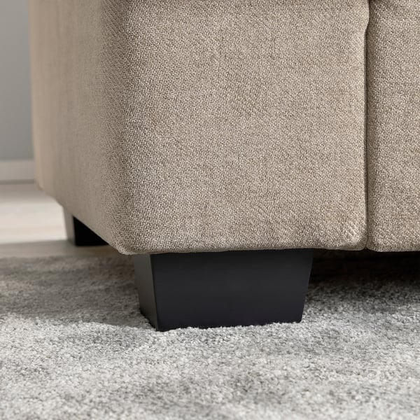 ÄRENDE Tapis à poils longs, gris, 5 ' 3 "x7 ' 7 "