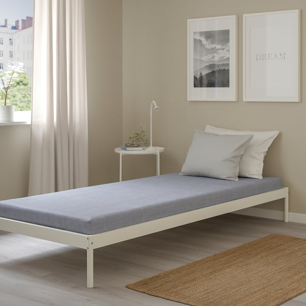 ÅGOTNES Matelas en mousse, ferme/bleu clair, 1 place