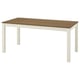 ÅLHULT Table, beige/brun, 66 7/8x31 1/2 "