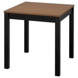 ÅLHULT Table, noir/brun, 31 1/2x29 1/8 "