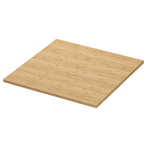 ÅLSKEN Comptoir, bambou/plaqué, 25x21 1/2 "