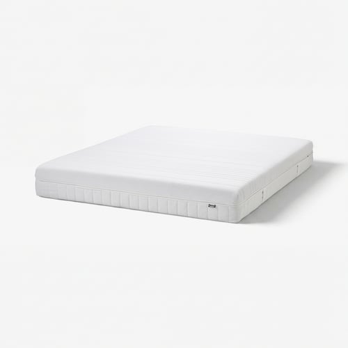 ÅNNELAND Matelas hybride, mi-ferme/blanc, Deux places