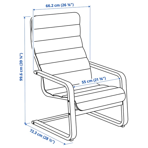 ÅRSUNDA Fauteuil, Knisa gris clair