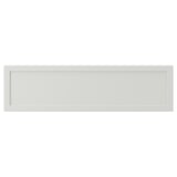 ASPUDDEN Façade de tiroir, gris clair, 18x5 "