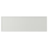 ASPUDDEN Façade de tiroir, gris clair, 30x10 "