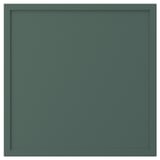 ASPUDDEN Façade de tiroir, gris-vert foncé, 15x15 "