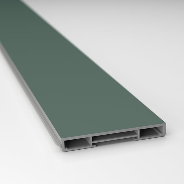 ASPUDDEN Plinthe, gris-vert foncé, 84x4 1/2 "