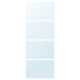 AULI 4 panneaux pr pte coul, verre miroir, 29 1/2x79 1/8 "