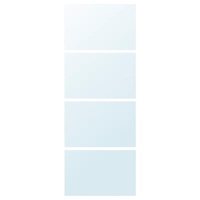 AULI 4 panneaux pr pte coul, verre miroir, 29 1/2x79 1/8 "