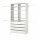AURDAL Agencement armoire-penderie, blanc, 92 1/8-118 1/8x15 3/4x87 "