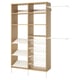 AURDAL Agencement armoire-penderie, chêne plaqué/blanc, 70 5/8-83 5/8x15 3/4x87 "