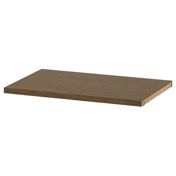 AURDAL Tablette, brun chêne plaqué teinté, 22 1/4x15 3/4 "