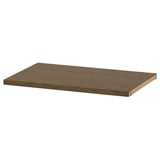 AURDAL Tablette, brun chêne plaqué teinté, 22 1/4x15 3/4 "