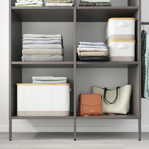 AURDAL Tablette, gris foncé, 22 1/4x15 3/4 "