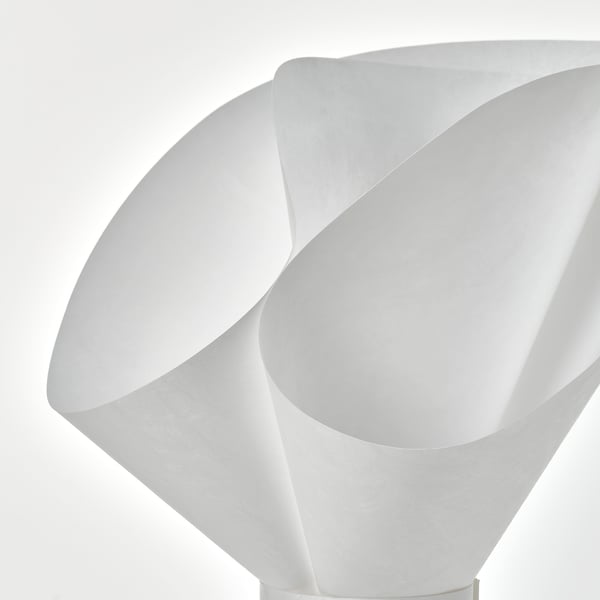 BÄCKNATE Lampe de table, blanc, 20 "