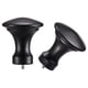 BÄCKRADULA Embouts, 1 paire, noir