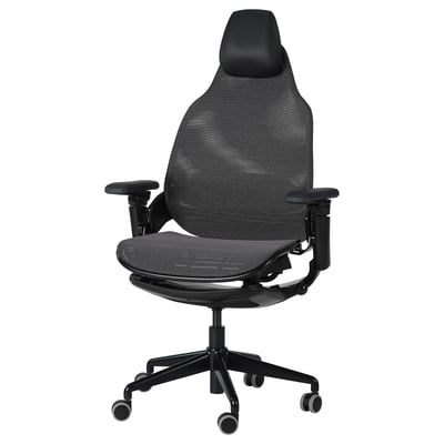 BÄSTBOLL Chaise de jeu, noir/Mjuk noir