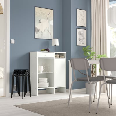 BAGGEBO Buffet, blanc, 30 3/4x36 1/4 "