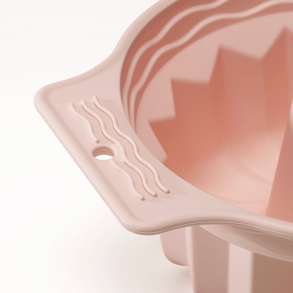 BAKTIDER Moule à gâteau cannelé, rose clair, 8 5/8 "