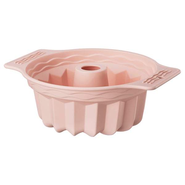 BAKTIDER Moule à gâteau cannelé, rose clair, 8 5/8 "
