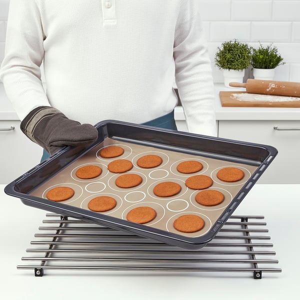 BAKTRADITION Tapis de cuisson, beige, 16x12 "