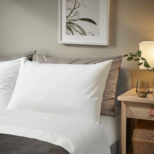 BALSAMPOPPEL Ensemble draps, blanc, Très grand 2 places