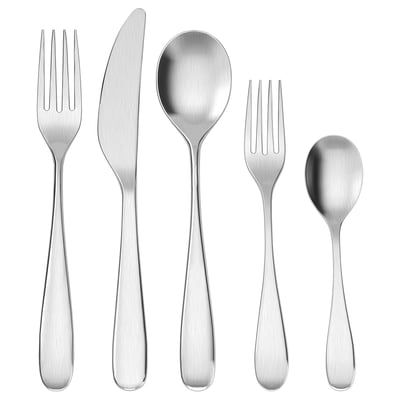 BEHAGFULL Service de couverts, 20 pièces, acier inox