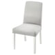BERGMUND Chaise, blanc/Orrsta gris clair
