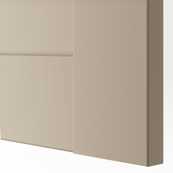 BERGSBO Porte, gris-beige, 19 1/2x76 5/8 "