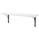 BERGSHULT / KROKSHULT Étagère murale, blanc/anthracite, 31 1/2x7 7/8 "