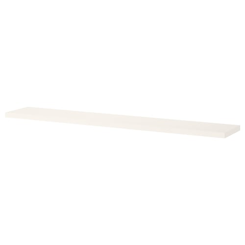 BERGSHULT Tablette, blanc, 47 1/4x7 7/8 "