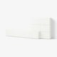 BESTÅ Agencement rangement média, blanc Lappviken/blanc, 118 1/8x16 1/2x44 7/8 "