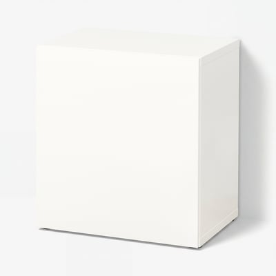 BESTÅ Étagère avec porte, blanc/Lappviken blanc, 23 5/8x16 1/2x25 1/4 "