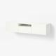 BESTÅ Meuble télé, blanc/Lappviken blanc, 70 7/8x16 1/2x15 3/8 "