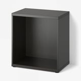 BESTÅ Structure, brun-noir, 23 5/8x15 3/4x25 1/4 "