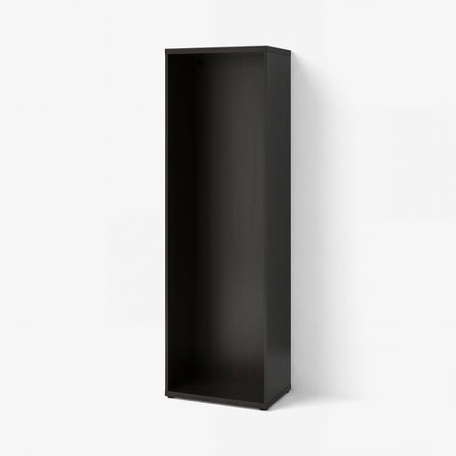 BESTÅ Structure, brun-noir, 23 5/8x15 3/4x75 5/8 "