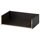 BESTÅ Structure de tiroir, brun-noir, 23 5/8x5 7/8x15 3/4 "