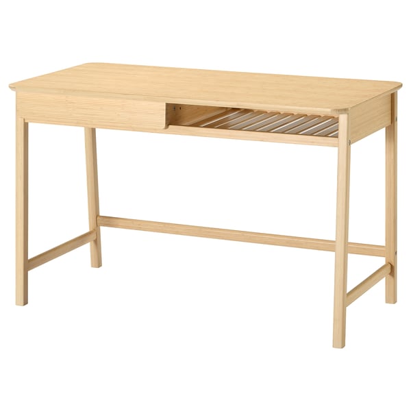 BETESHÄST Bureau, bambou clair, 47 1/4x23 5/8 "