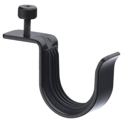 BETYDLIG Support pour tringle à rideaux, noir