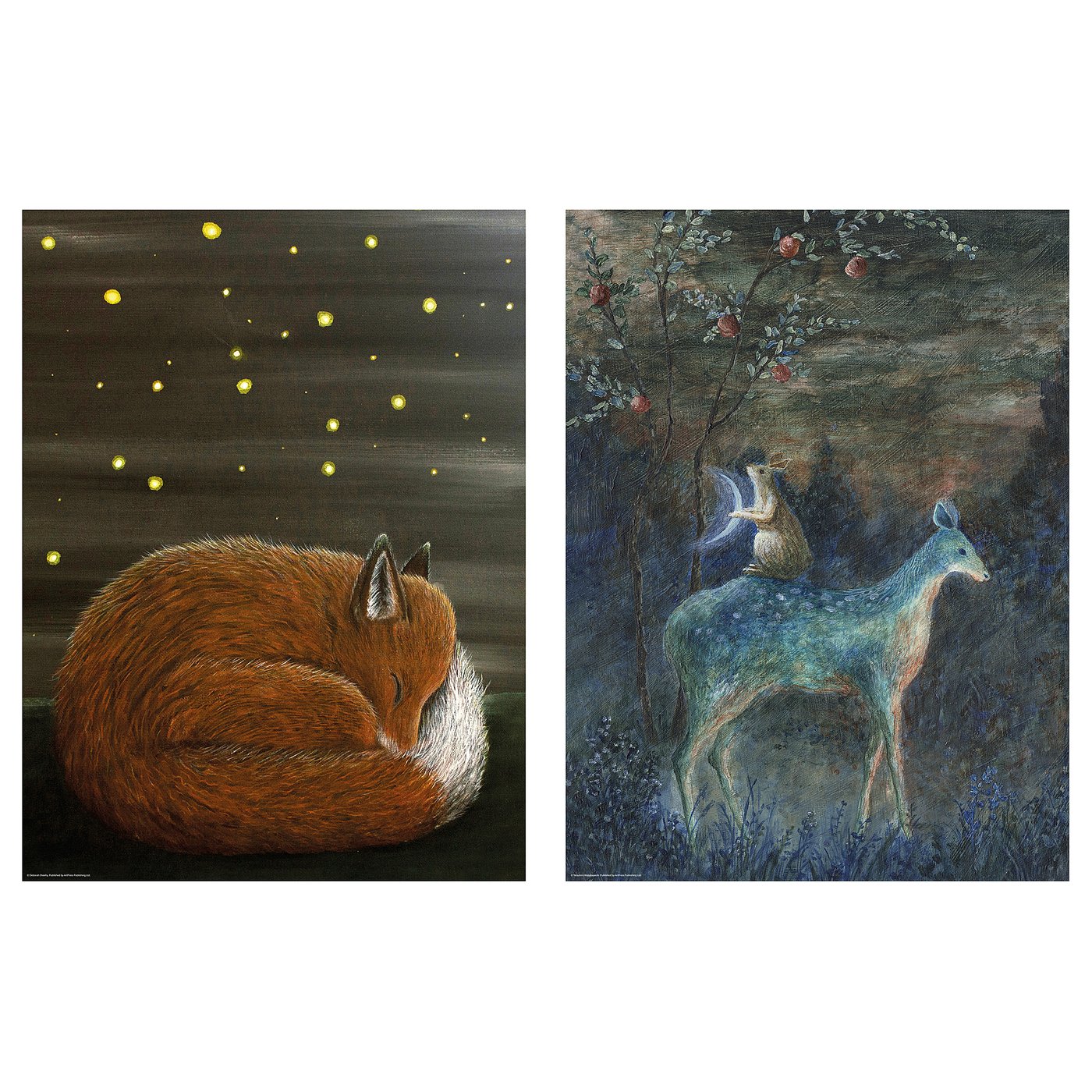 BILD Affiche, dormir à la lumière de la nuit, 12x16 "