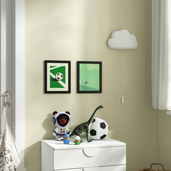 BILD Affiche, partie de football, 8x10 "