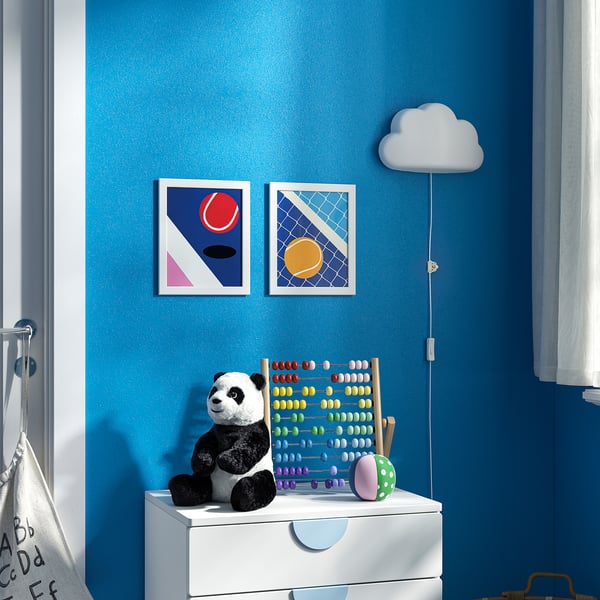 BILD Affiche, partie de tennis, 8x10 "